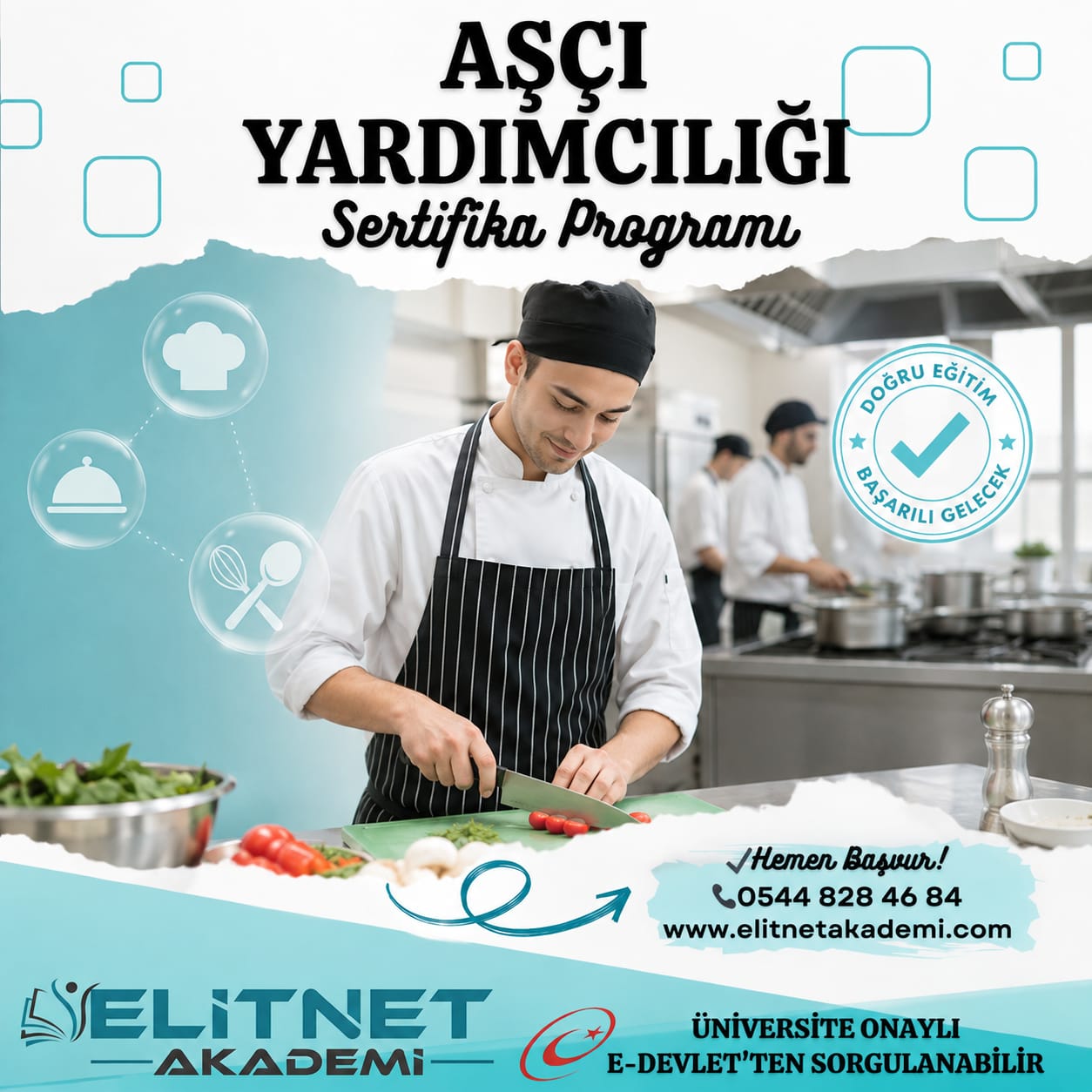 AŞÇI YARDIMCILIĞI EĞİTİMİ Resim